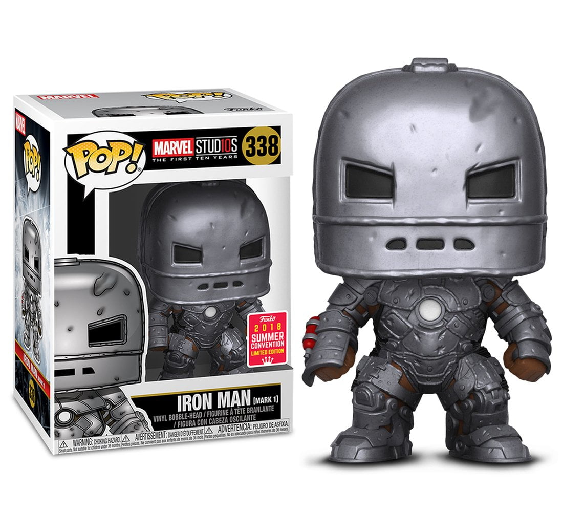 マーベル FUNKO POP! Vinyl Bobble-Head RARE Marvel Studios #338 Iron Man