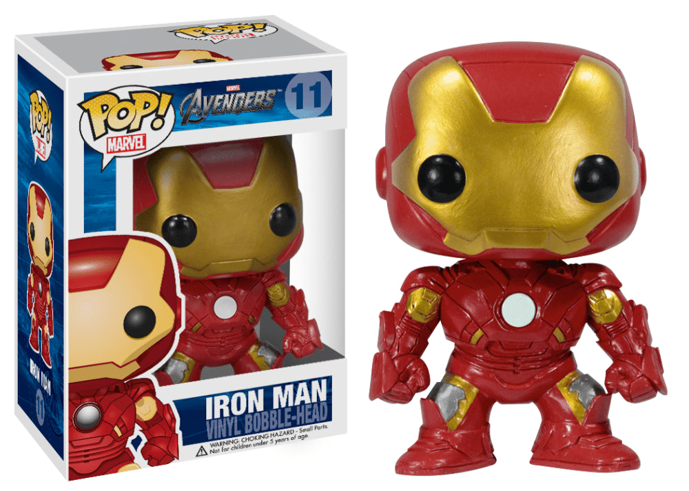 FUNKO POP! Vinyl Bobble-Head Marvel RARE Avengers #11 Iron Man