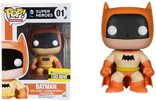 FUNKO POP! Vinyl Heroes RARE DC Super Heroes #01 Batman (Rainbow - Orange) [Entertainment Earth (Stickerless)] [VAULTED]