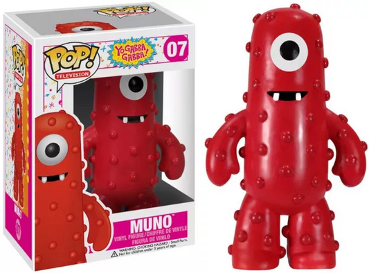 FUNKO POP! Vinyl Television RARE Yo Gabba Gabba! #07 Muno [VAULTED]