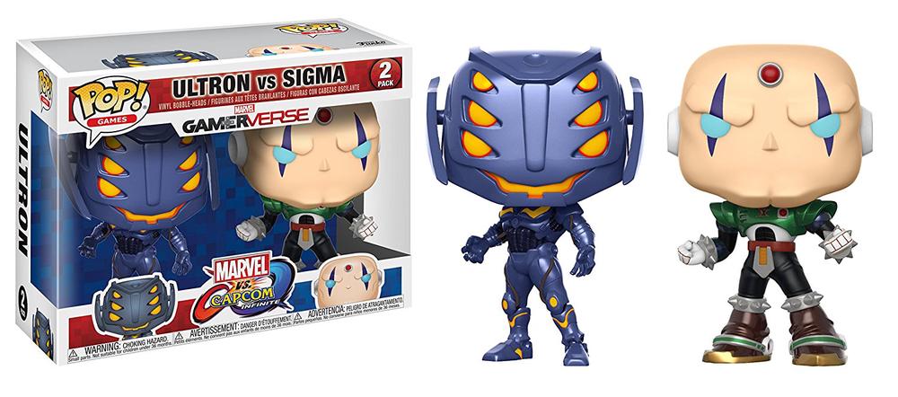 FUNKO POP! Vinyl Bobble-Head Games RARE Marvel vs. Capcom Infinite - Ultron vs Sigma (2-Pack) [VAULTED]