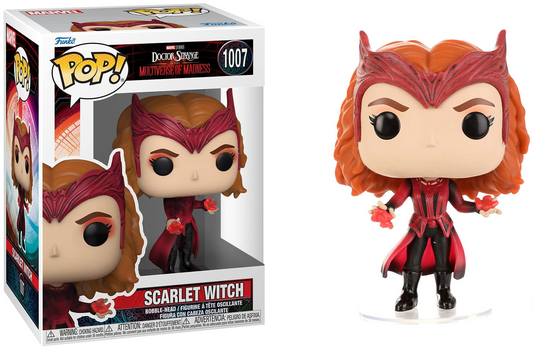 FUNKO POP! Bobble-Head Marvel RARE Doctor Strange in the Multiverse of Madness #1007 Scarlet Witch (Multiverse of Madness) (GITD) [Funko Special Edition] [VAULTED]