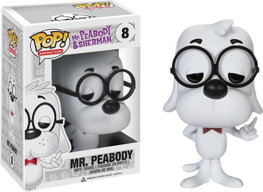 FUNKO POP! Vinyl Animation RARE Mr. Peabody & Sherman #8 Mr. Peabody [VAULTED]