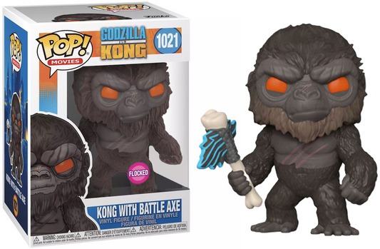 FUNKO POP! Vinyl Movies RARE Godzilla vs Kong #1021 Kong With Battle Axe [VAULTED]