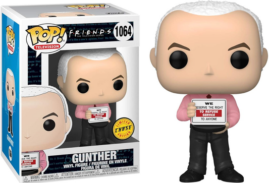 FUNKO POP! Vinyl Television RARE Friends #1064 Gunther (Store Sign) [Chase] [VAULTED]