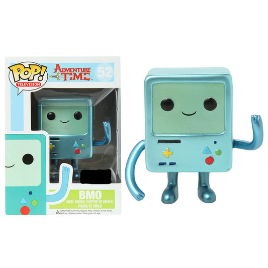 FUNKO POP! Vinyl Television RARE Adventure Time #52 BMO (Metallic) [Hot Topic (Stickerless)] [VAULTED]