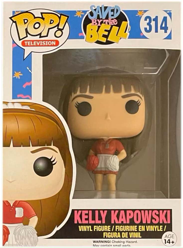 FUNKO POP! Vinyl Television RARE Saved By The Bell #314 Kelly Kapowski [VAULTED]