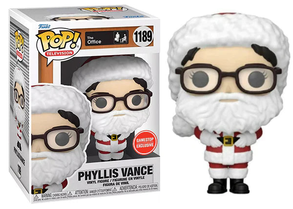 FUNKO POP! Vinyl Television RARE The Office #1189 Phyllis Vance (Santa Claus) [Funko Special Edition] [VAULTED]