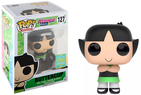 FUNKO POP! Vinyl Animation RARE The Powerpuff Girls #127 Buttercup (First to Market) [Summer Convention] [VAULTED]