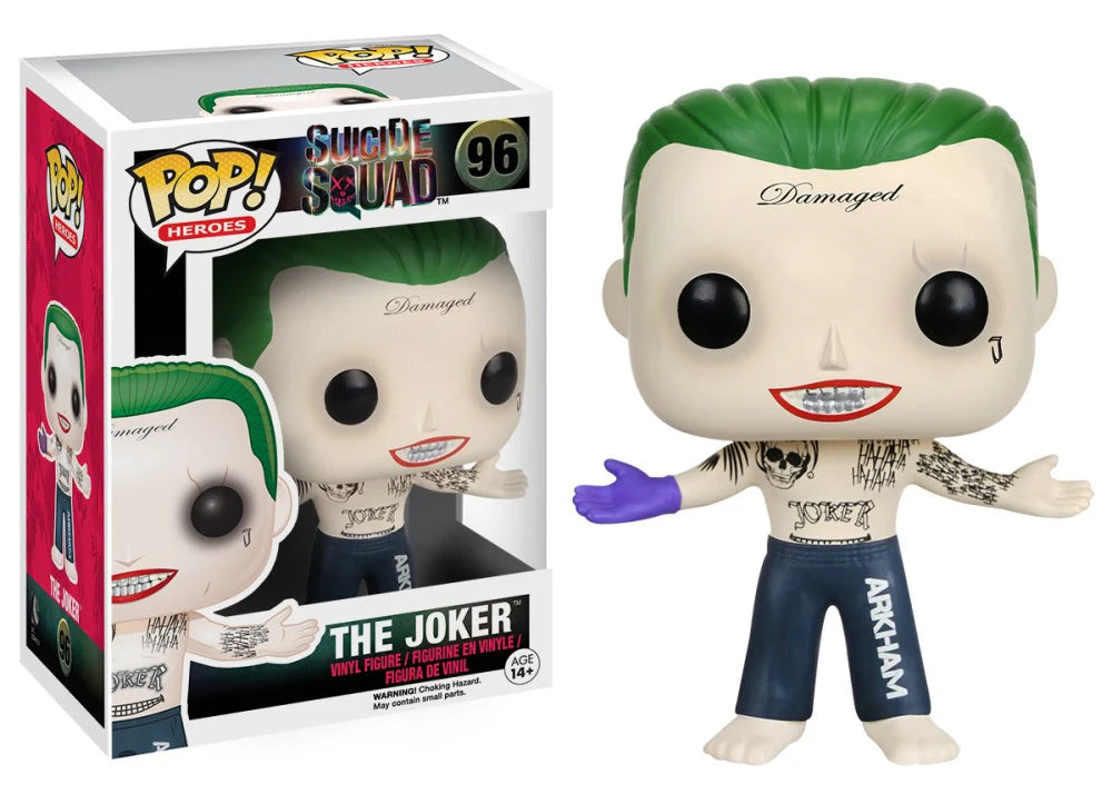 FUNKO POP! Vinyl Heroes RARE Suicide Squad #96 The Joker (Suicide Squad) [VAULTED]