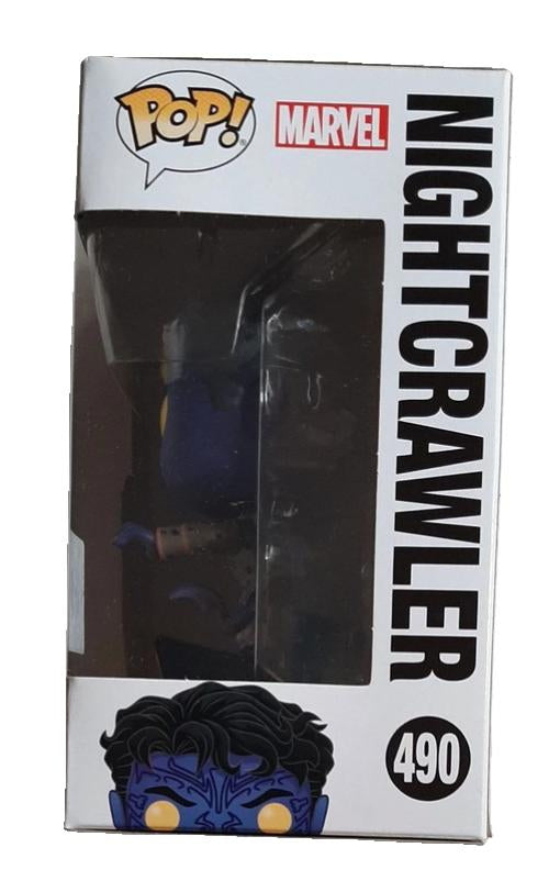 FUNKO POP! Bobble-Head Marvel RARE #490 Nightcrawler (Flying) [Summer Convention] [VAULTED]