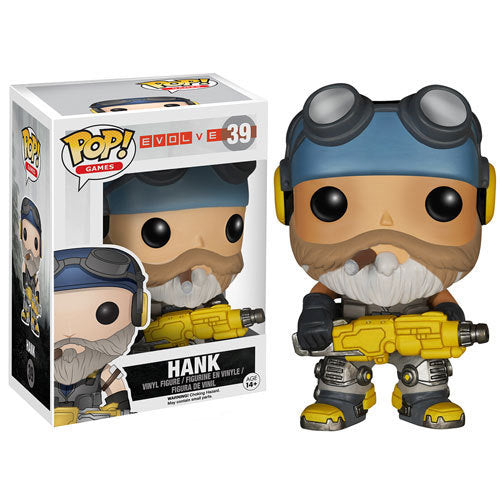 FUNKO POP! Vinyl Games RARE Evolve #39 Hank [VAULTED]