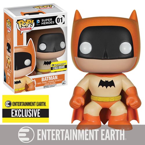 FUNKO POP! Vinyl Heroes RARE DC Super Heroes #01 Batman (Rainbow - Orange) [Entertainment Earth (Stickerless)] [VAULTED]