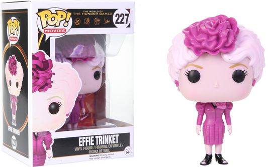 FUNKO POP! Vinyl Movies RARE The Hunger Games #227 Effie Trinket [VAULTED]