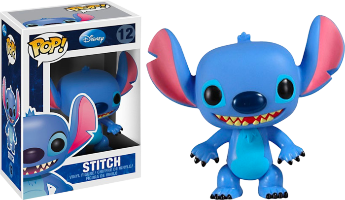 FUNKO POP! Vinyl Disney RARE #12 Stitch ("Disney" Logo - 1st Release) [VAULTED]