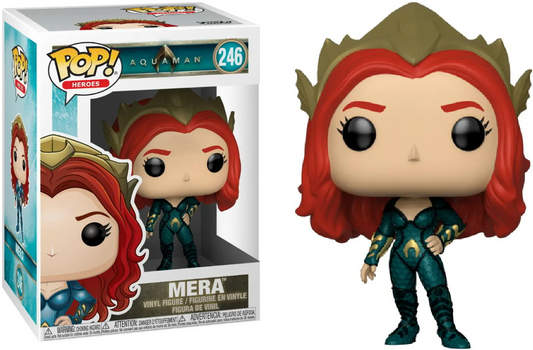 FUNKO POP! Vinyl Heroes RARE Aquaman #246 Mera (Aquaman Movie) [VAULTED]