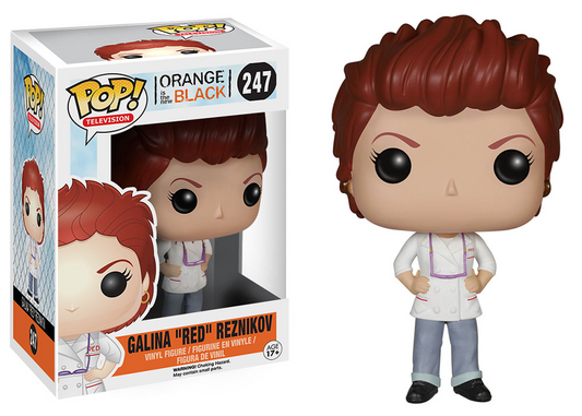 FUNKO POP! Vinyl Television RARE Orange Is The New Black #247 Galina "Red" Reznikov [VAULTED]