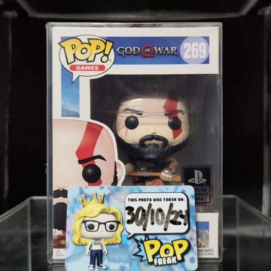 FUNKO POP! Vinyl Games RARE God of War #269 Kratos (Axe) [VAULTED]