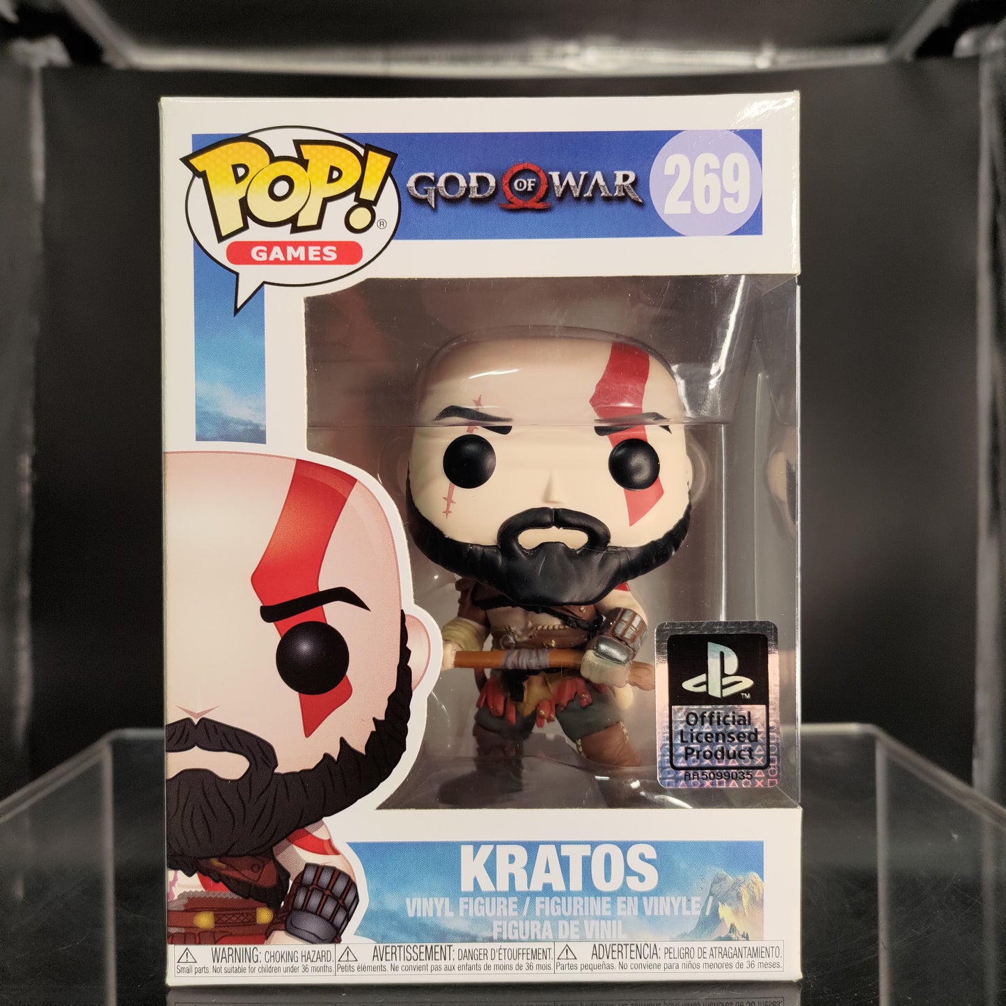 FUNKO POP! Vinyl Games RARE God of War #269 Kratos (Axe) [VAULTED]