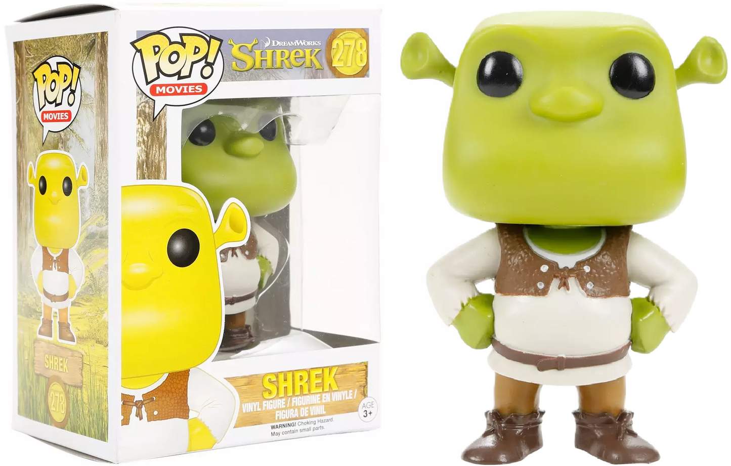 FUNKO POP! Vinyl Movies RARE #278 Shrek [VAULTED]