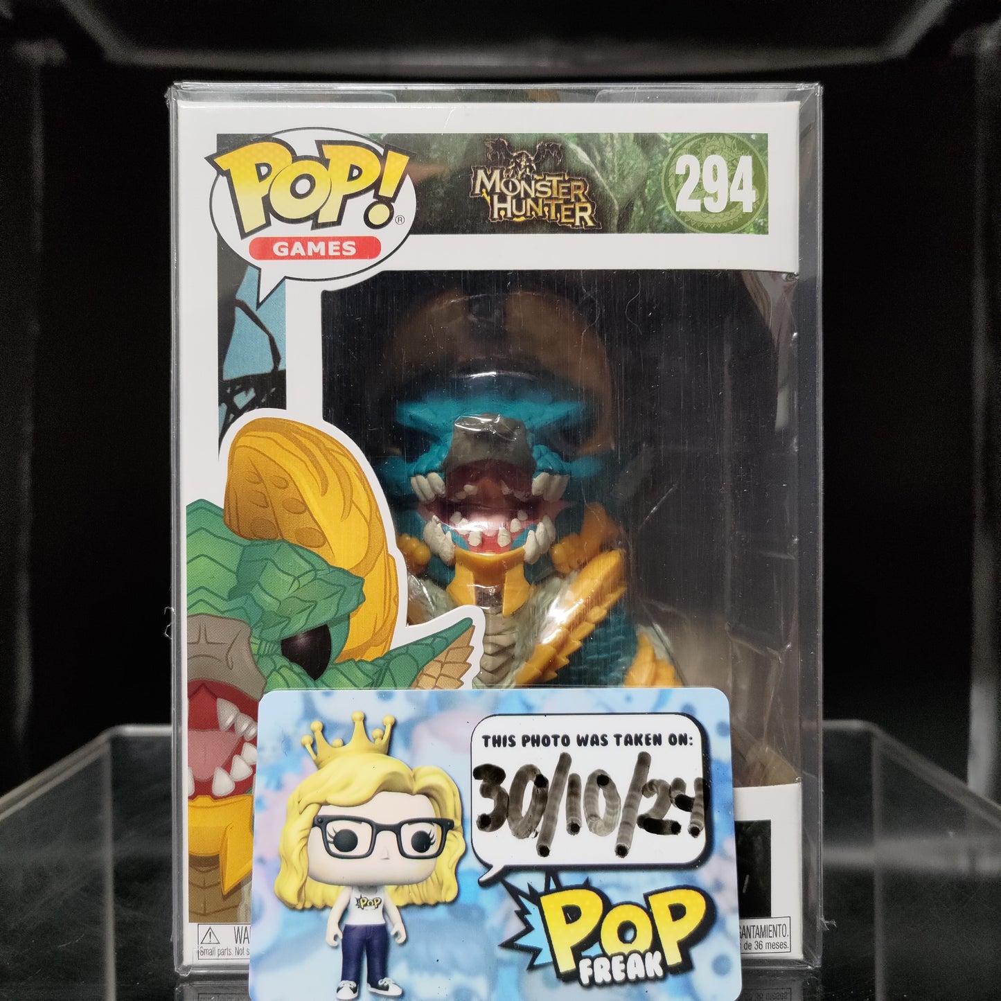 FUNKO POP! Vinyl Games RARE Monster Hunter #294 Zinogre [VAULTED]