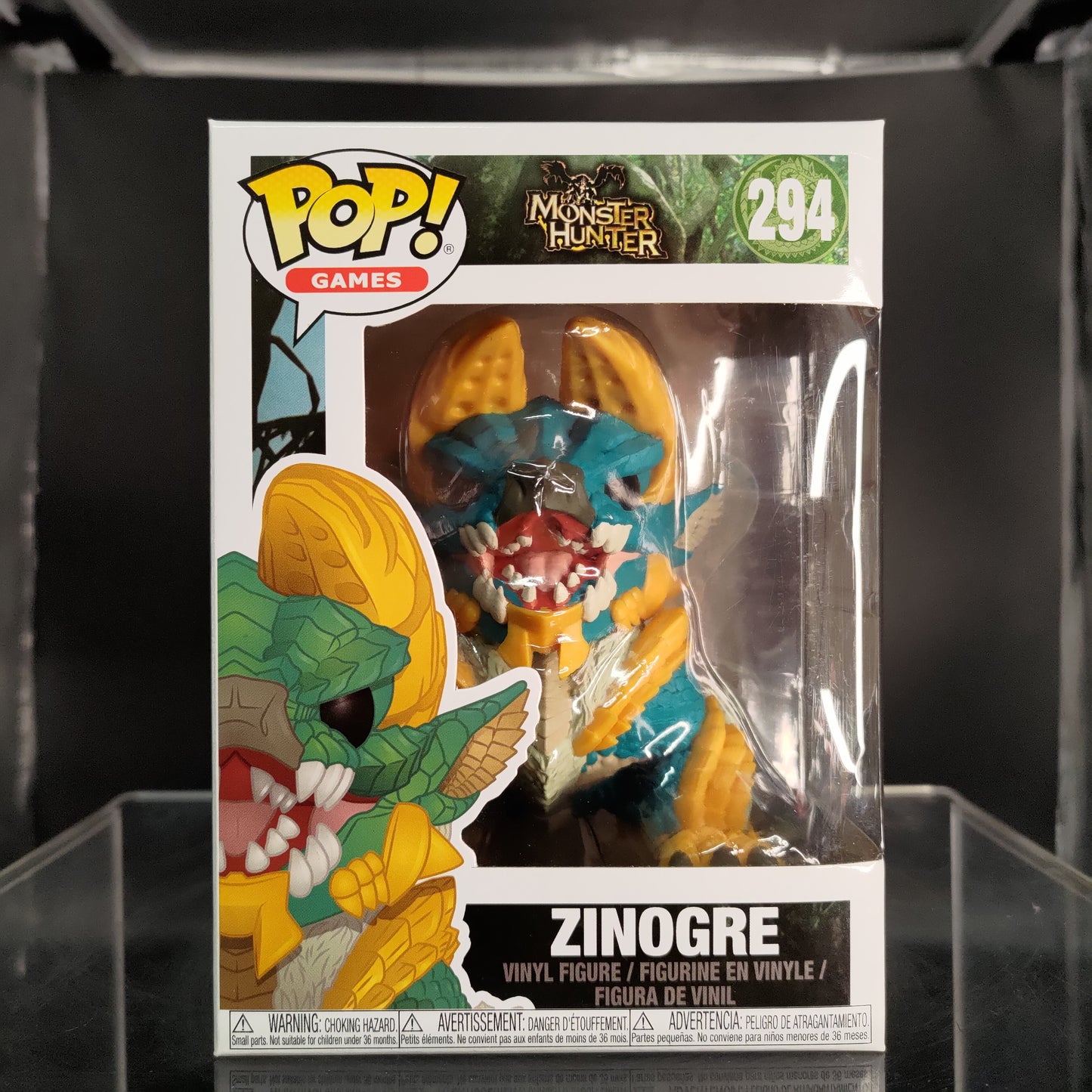 FUNKO POP! Vinyl Games RARE Monster Hunter #294 Zinogre [VAULTED]