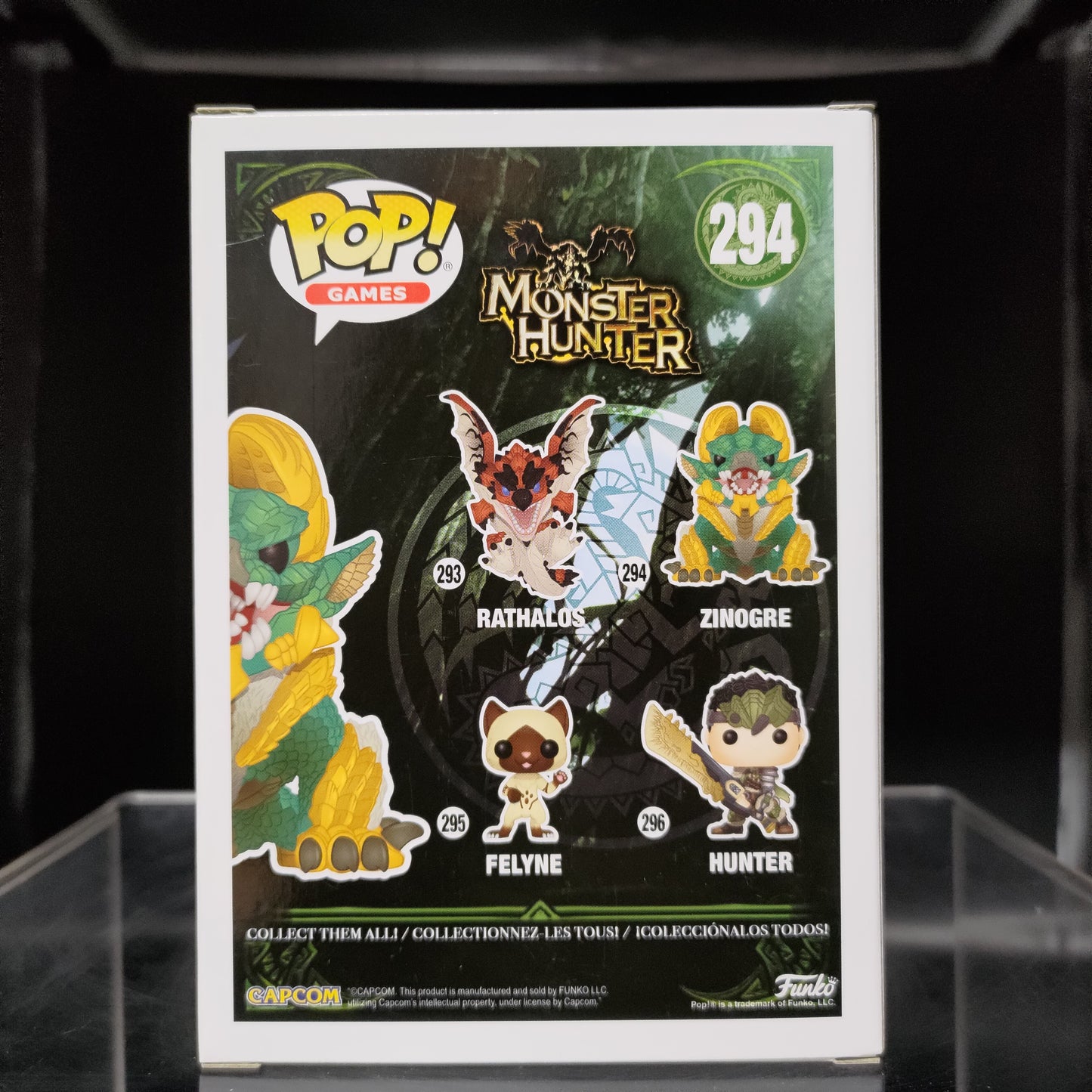 FUNKO POP! Vinyl Games RARE Monster Hunter #294 Zinogre [VAULTED]