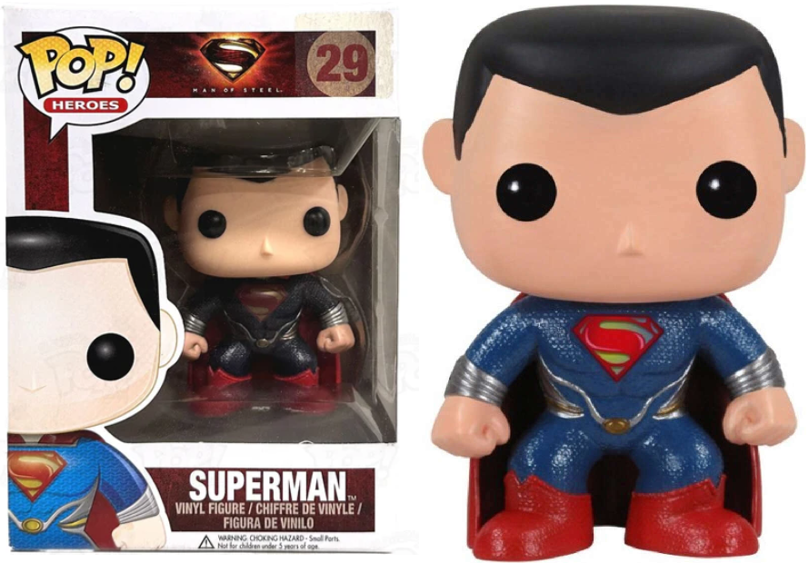 FUNKO POP! Vinyl Movies RARE Man of Steel #29 Superman (Man of Steel) [VAULTED]