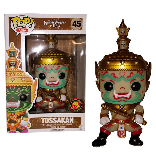 FUNKO POP! Vinyl Asia RARE Legendary Creatures & Myths #45 Tossakan (GITD) [Pop Asia Exclusive] [VAULTED]