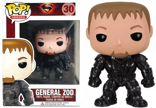 FUNKO POP! Vinyl Heroes RARE Man of Steel #30 General Zod (Man of Steel) [VAULTED]