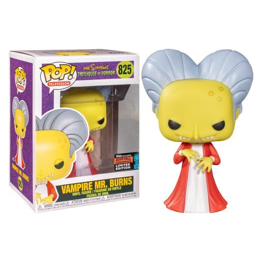 FUNKO POP! Vinyl Television RARE The Simpsons Treehouse of Horror #825 Vampire Mr. Burns [Fall Convention] [VAULTED]