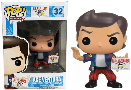 FUNKO POP! Vinyl Movies RARE Ace Ventura Pet Detective #32 Ace Ventura [VAULTED]