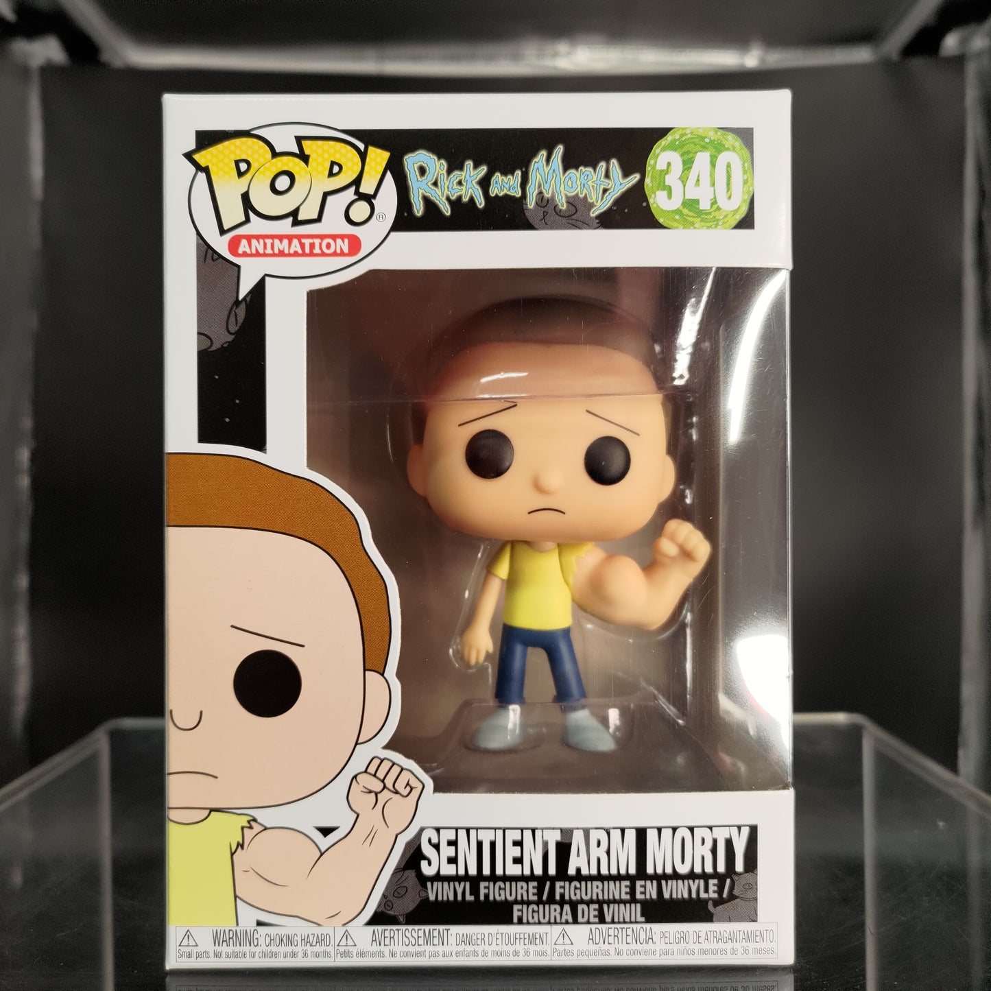 FUNKO POP! Vinyl Animation RARE Rick and Morty #340 Sentient Arm Morty [VAULTED]