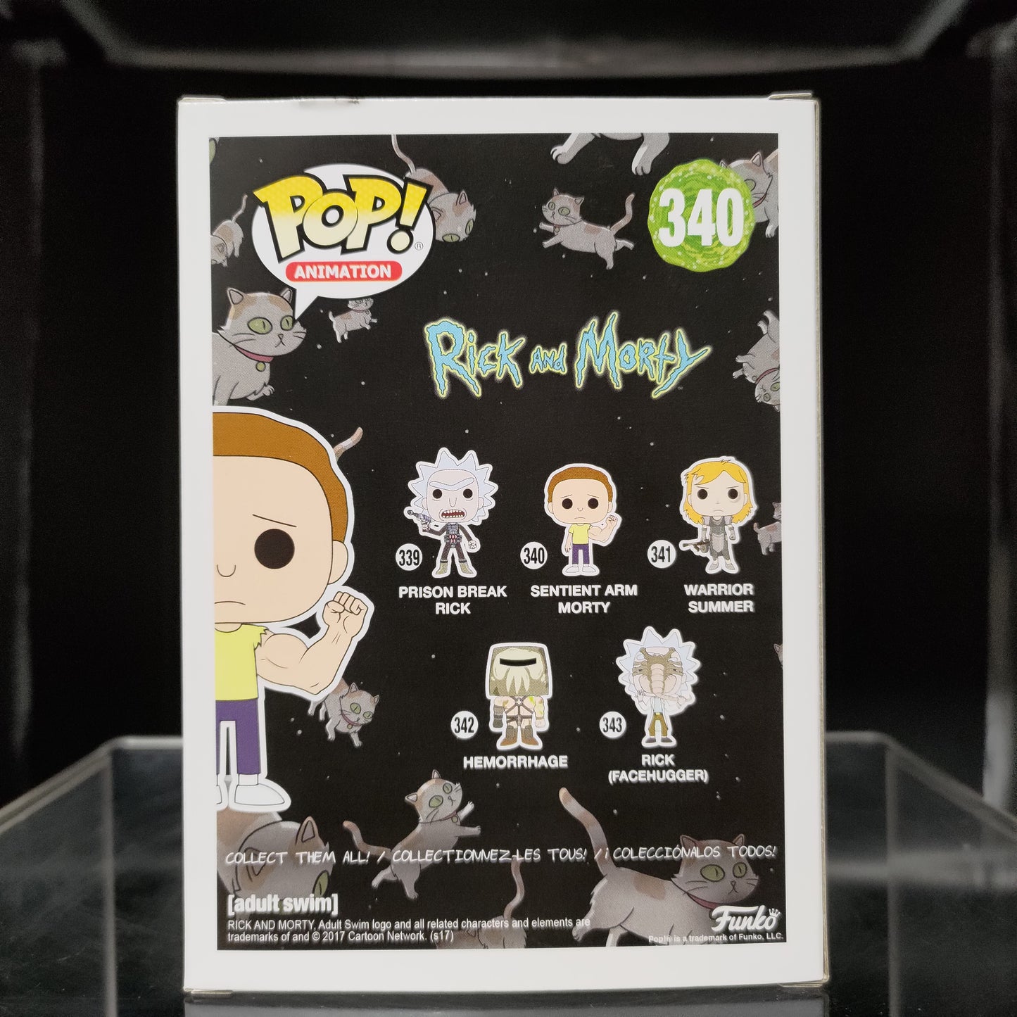 FUNKO POP! Vinyl Animation RARE Rick and Morty #340 Sentient Arm Morty [VAULTED]