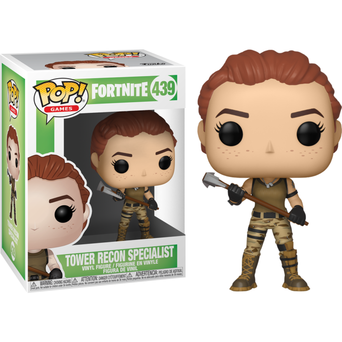 FUNKO POP! Vinyl Games RARE Fortnite #439 Tower Recon Specialist [VAULTED]