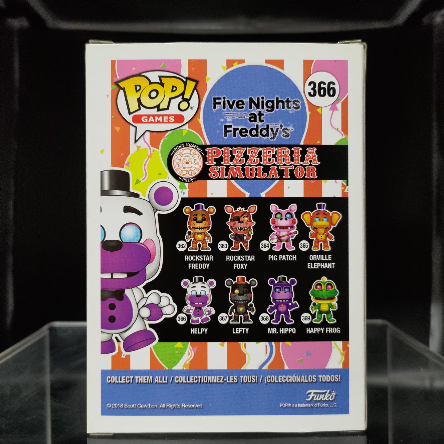 FUNKO POP! Vinyl Games RARE FNAF #366 Helpy [VAULTED]