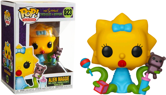 FUNKO POP! Vinyl Television RARE The Simpsons Treehouse Of Horror #823 Alien Maggie [VAULTED]