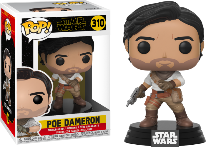 FUNKO POP! Bobble-Head Star Wars RARE #310 Poe Dameron (Rise of Skywalker) [VAULTED]