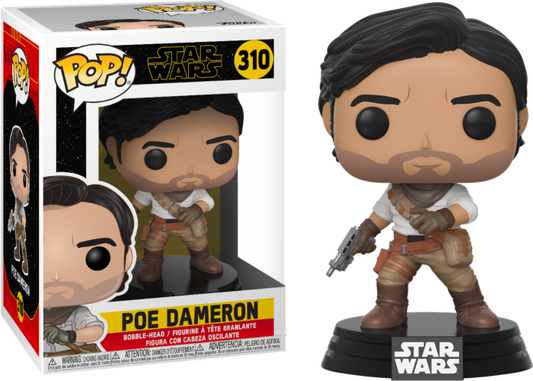 FUNKO POP! Bobble-Head Star Wars RARE #310 Poe Dameron (Rise of Skywalker) [VAULTED]