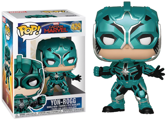 FUNKO POP! Bobble-Head Marvel RARE Captain Marvel #429 Yon-Rogg (Star Commander) [VAULTED]