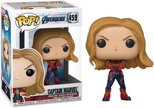 FUNKO POP! Vinyl Marvel RARE Avengers #459 Captain Marvel (Endgame) [VAULTED]