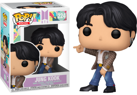 FUNKO POP! Vinyl Rocks RARE BTS #224 Jung Kook (Dynamite) [VAULTED]