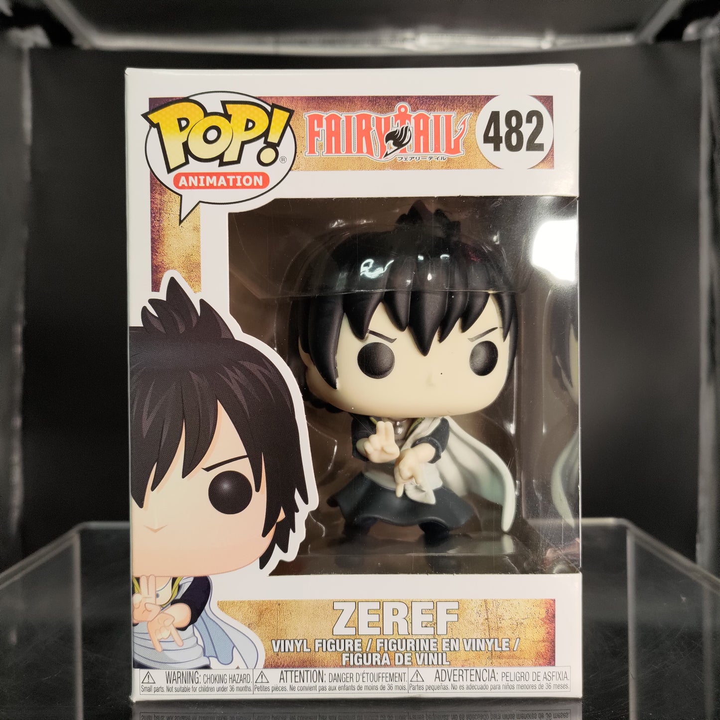 FUNKO POP! Vinyl Animation RARE Fairy Tail #482 Zeref [VAULTED]