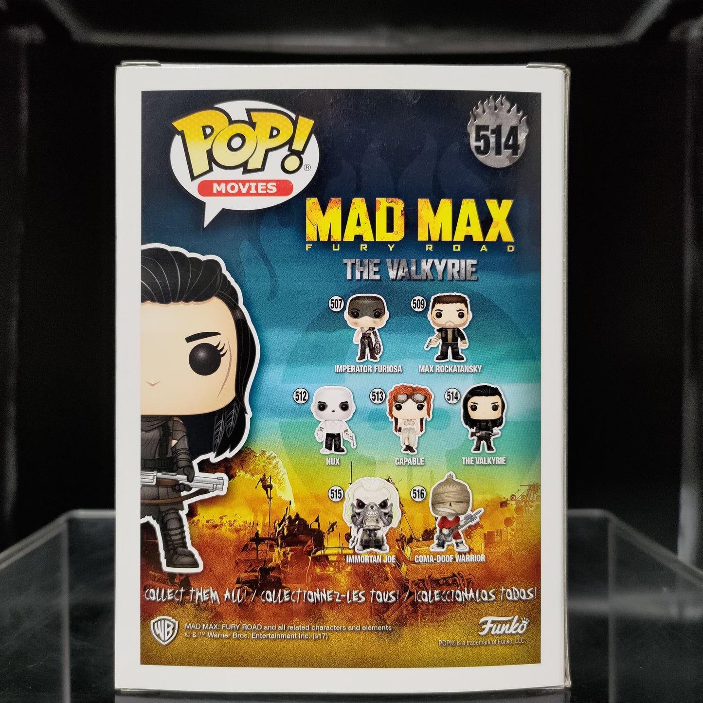 FUNKO POP! Vinyl Movies RARE Mad Max #514 The Valkyrie [VAULTED]