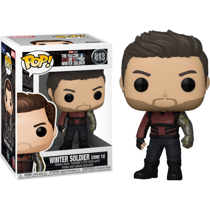 FUNKO POP! Vinyl Marvel RARE The Falcon And The Winter Soldier #813 Bucky Barnes (Zone 73) (F&TWS) [VAULTED]