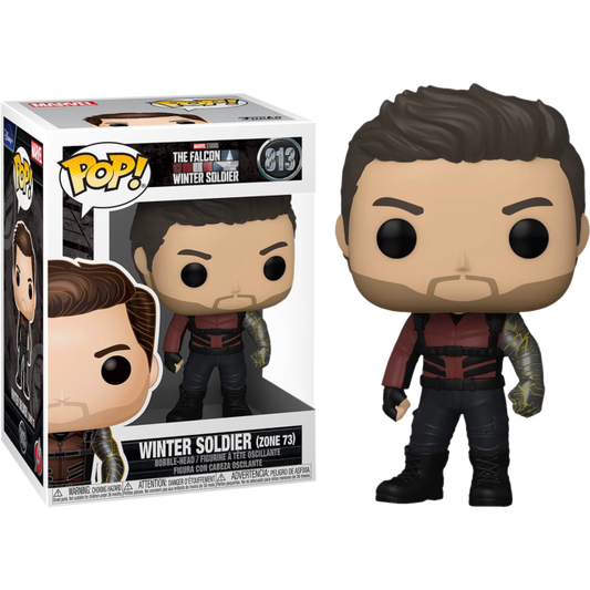 FUNKO POP! Vinyl Marvel RARE The Falcon And The Winter Soldier #813 Bucky Barnes (Zone 73) (F&TWS) [VAULTED]