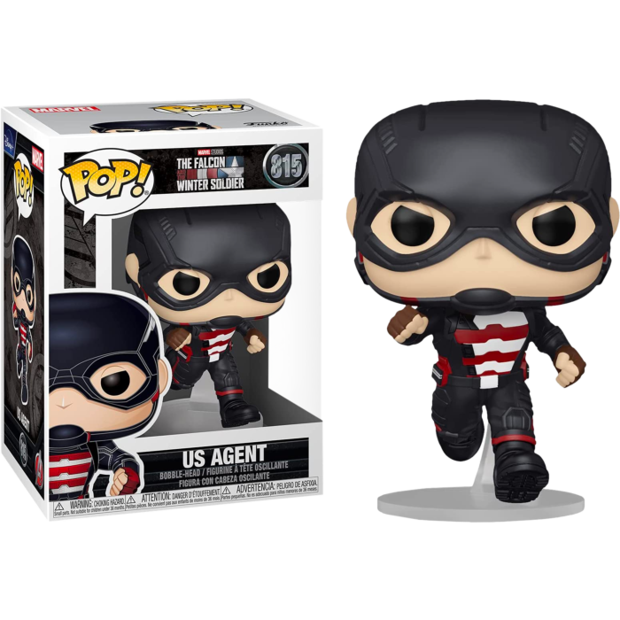 FUNKO POP! Bobble-Head Marvel RARE F&TWS #815 US Agent (F&TWS) [VAULTED]