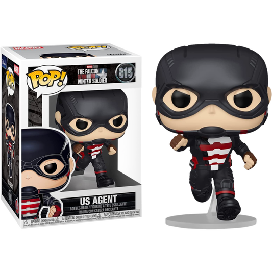 FUNKO POP! Bobble-Head Marvel RARE F&TWS #815 US Agent (F&TWS) [VAULTED]