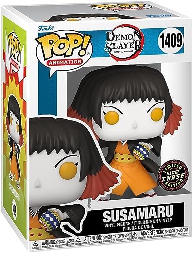 FUNKO POP! Vinyl Animation RARE Demon Slayer #1409 Susamaru (GITD) [Chase] [VAULTED]