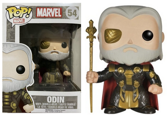 FUNKO POP! Vinyl Bobble-Head Marvel RARE #54 Odin [VAULTED]